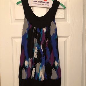 Flow-y dressy extra-long tank top